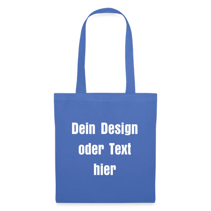 Stoffbeutel aus 100% Baumwolle - personalisierbar - Hellblau