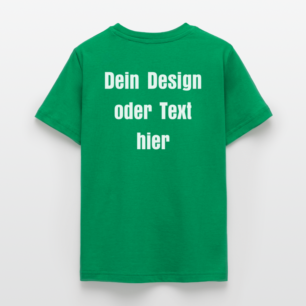 Teenager T-Shirt - personalisierbare Vorder- und Rückseite - Kelly Green