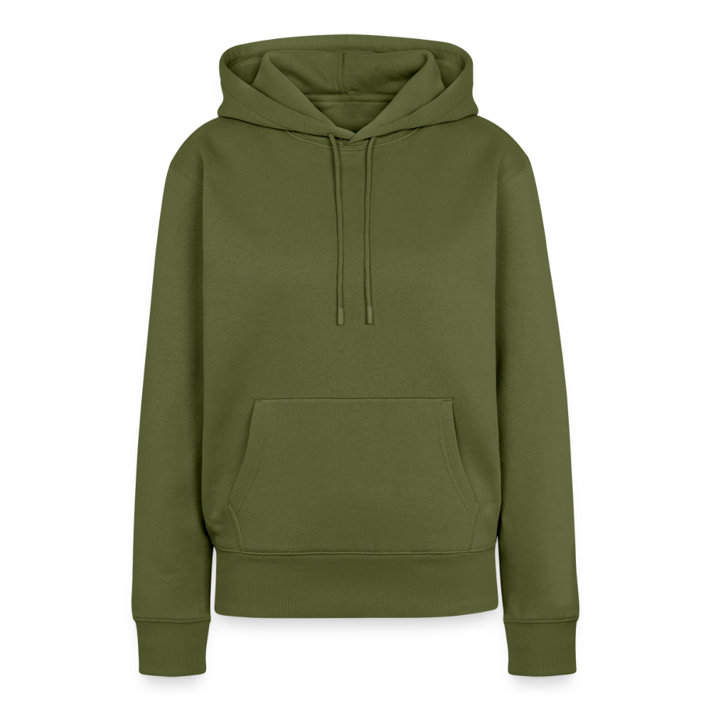 Frauen Premium Hoodie - personalisierbare Vorder- und Rückseite - Khaki