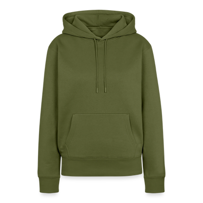 Frauen Premium Hoodie - personalisierbare Vorder- und Rückseite - Khaki