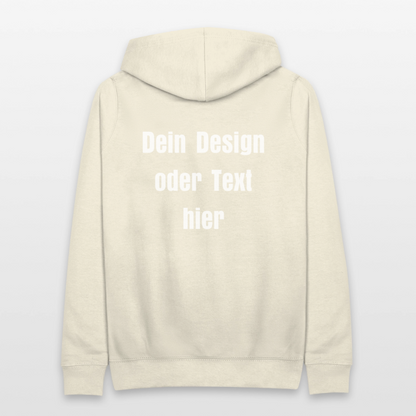Frauen Hoodie - personalisierbare Vorder- und Rückseite - Vanille-Milchshake