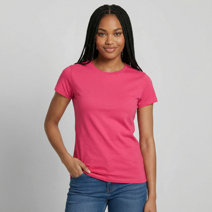 Frauen T-Shirt - personalisierbare Vorder- und Rückseite - Azalea