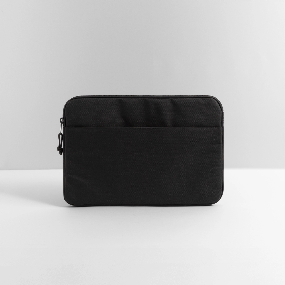 Laptoptasche passend für bis zu 15 Zoll Laptopgröße - personalisierbar - Schwarz