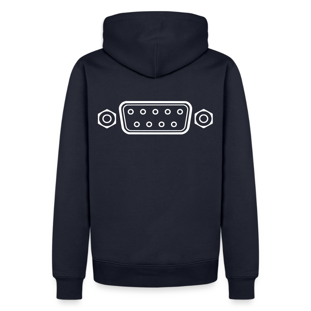 DB-9 RS-232 Retro Hoodie für Herren - Navy