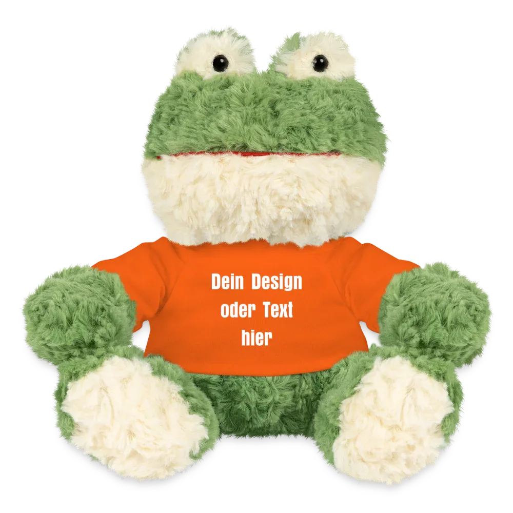 MiniFeet® Frosch Torge - personalisierbar - Goldorange