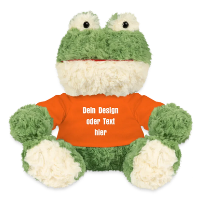MiniFeet® Frosch Torge - personalisierbar - Goldorange