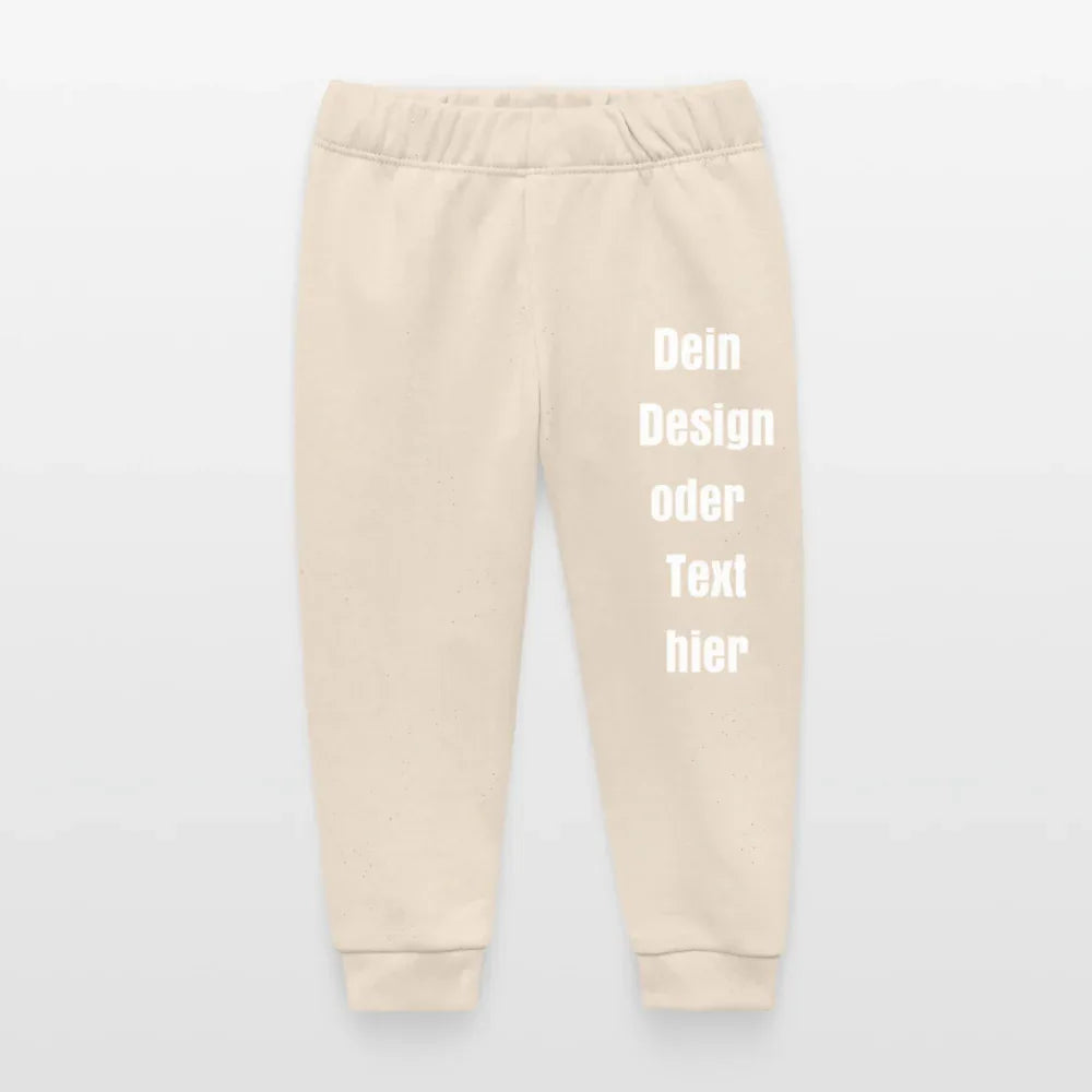 Stanley/Stella Baby Bio-Jogginghose Baby Tumbler  - personalisierbar - Natur