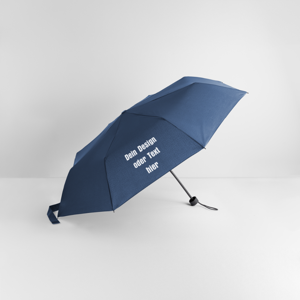 Regenschirm (klein) 24 cm 100% Polyester - personalisierbar - Navy