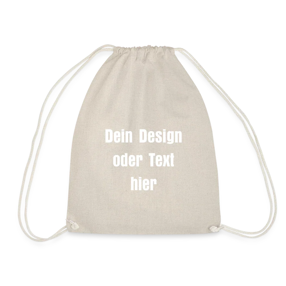 Turnbeutel - personalisierbar - Natur