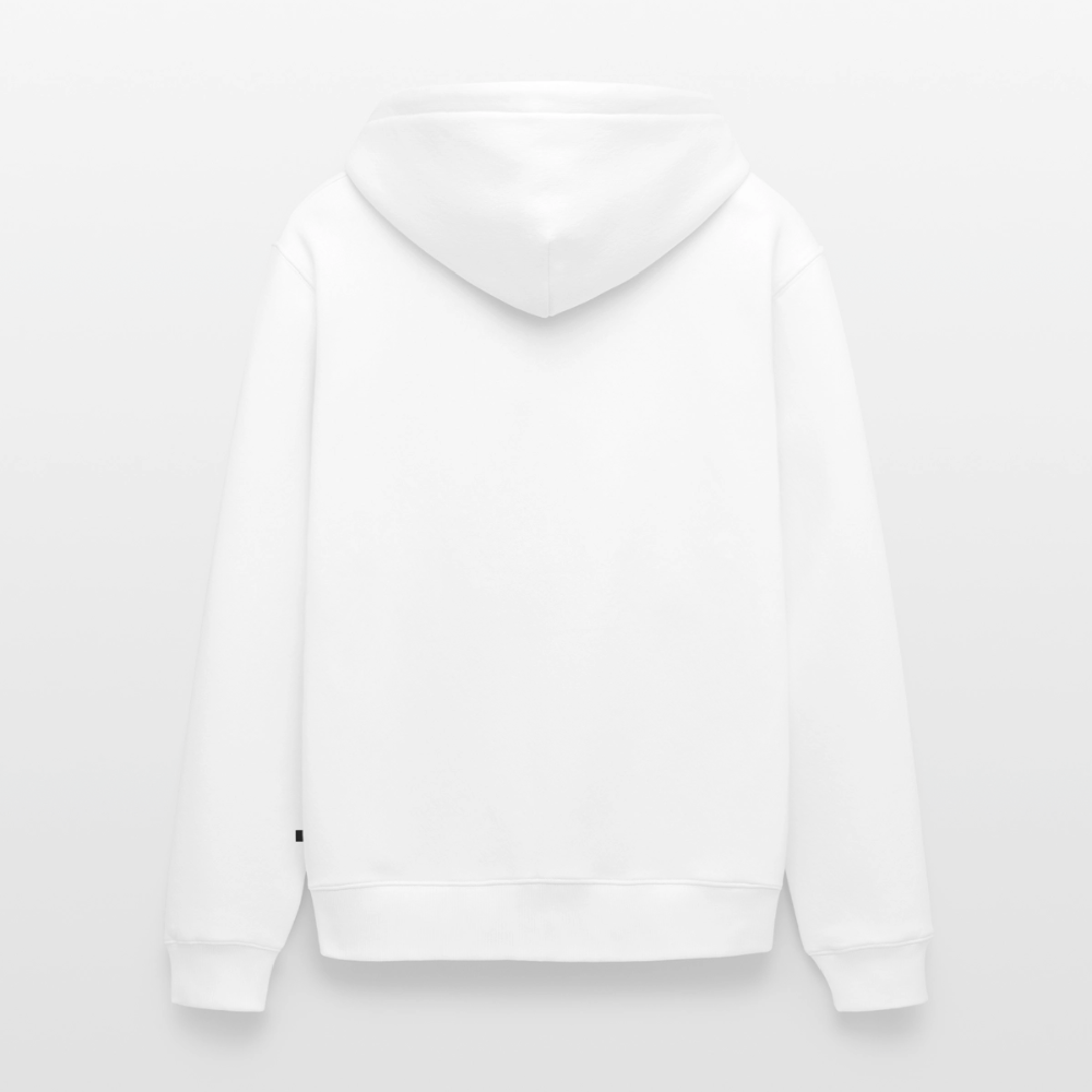 Männer Premium Kapuzenjacke - personalisierbare Vorder- und Rückseite - Weiß