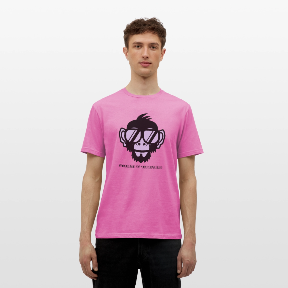 "Welcome to the Jungle" Motiv-T-Shirt für Männer - Pink