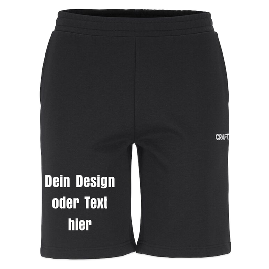 CRAFT Community 2.0 Sweatshorts - personalisierbar - Schwarz