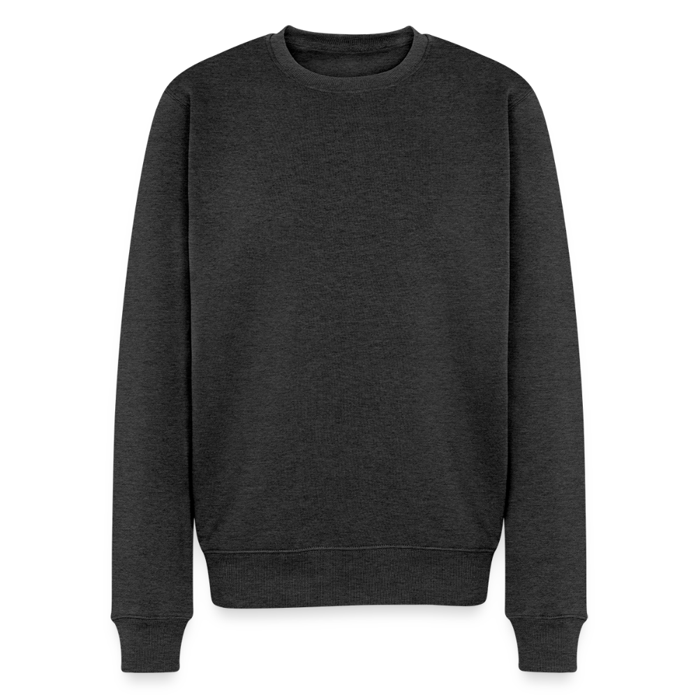 Männer Premium Pullover - personalisierbar - Anthrazit meliert