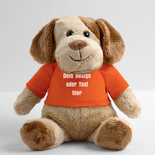 MiniFeet® Hund Helge - personalisierbar - Goldorange