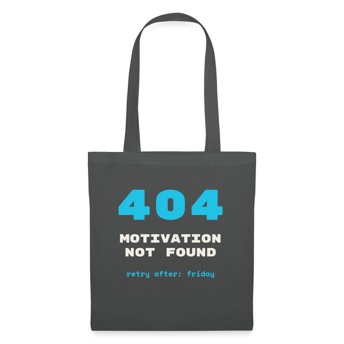 404 Motivation not found. Retry after: friday Stoffbeutel, Farbe Graphite