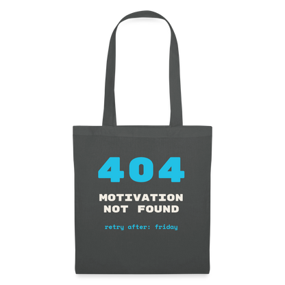 404 Motivation not found. Retry after: friday Stoffbeutel, Farbe Graphite