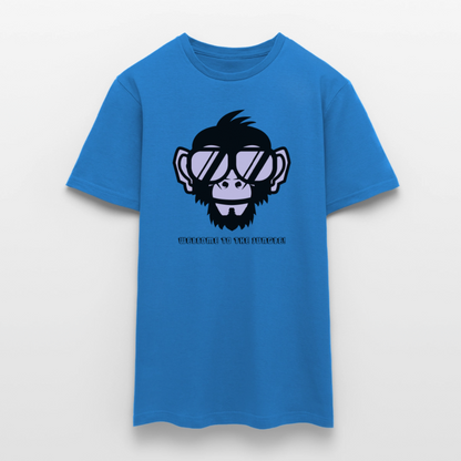 "Welcome to the Jungle" Motiv-T-Shirt für Männer - Royalblau