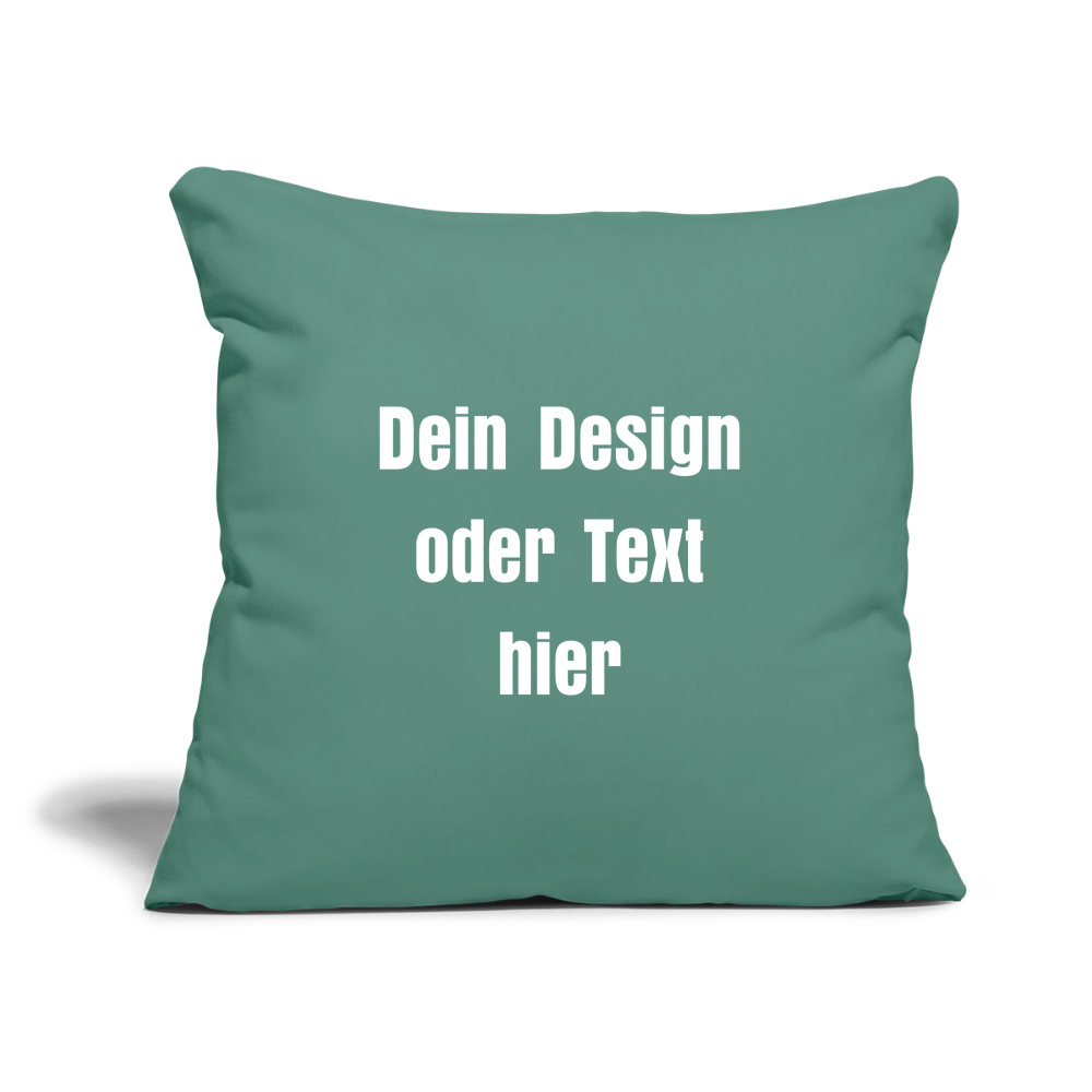 Sofakissenbezug 44 x 44 cm - personalisierbar - Tanngrün