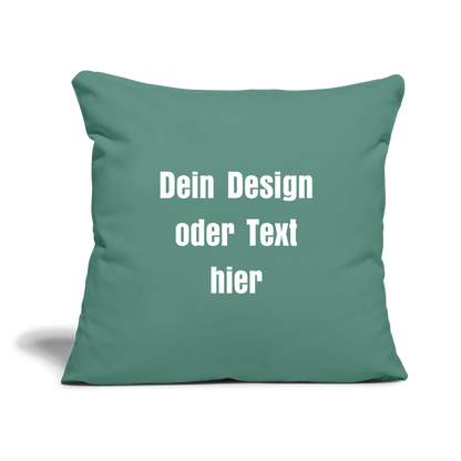 Sofakissenbezug 44 x 44 cm - personalisierbar - Tanngrün