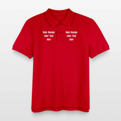 Stanley/Stella Kinder Bio-Poloshirt MINI SPRINTER - personalisierbar - Rot