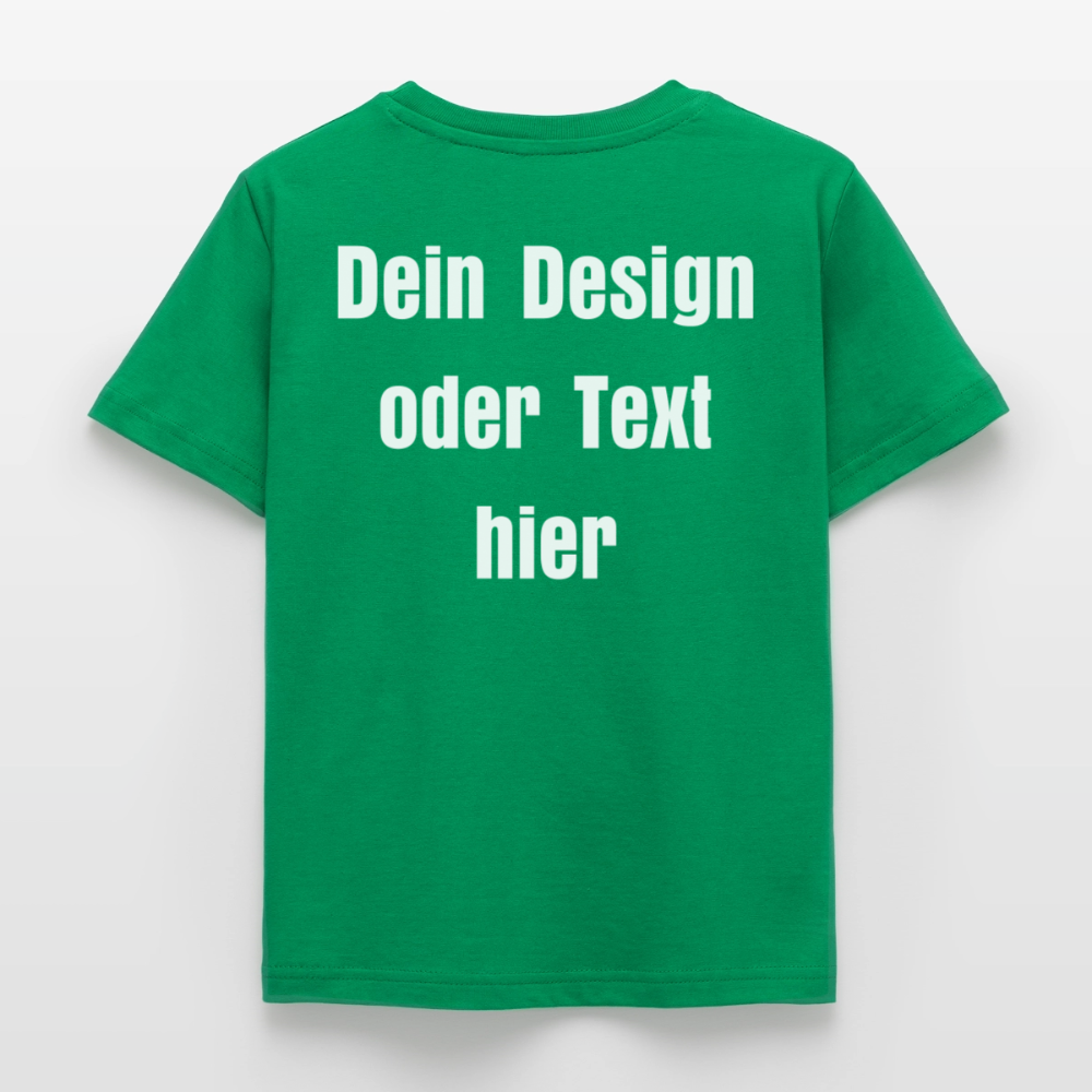 Kinder T-Shirt - personalisierbare Vorder- und Rückseite - Kelly Green