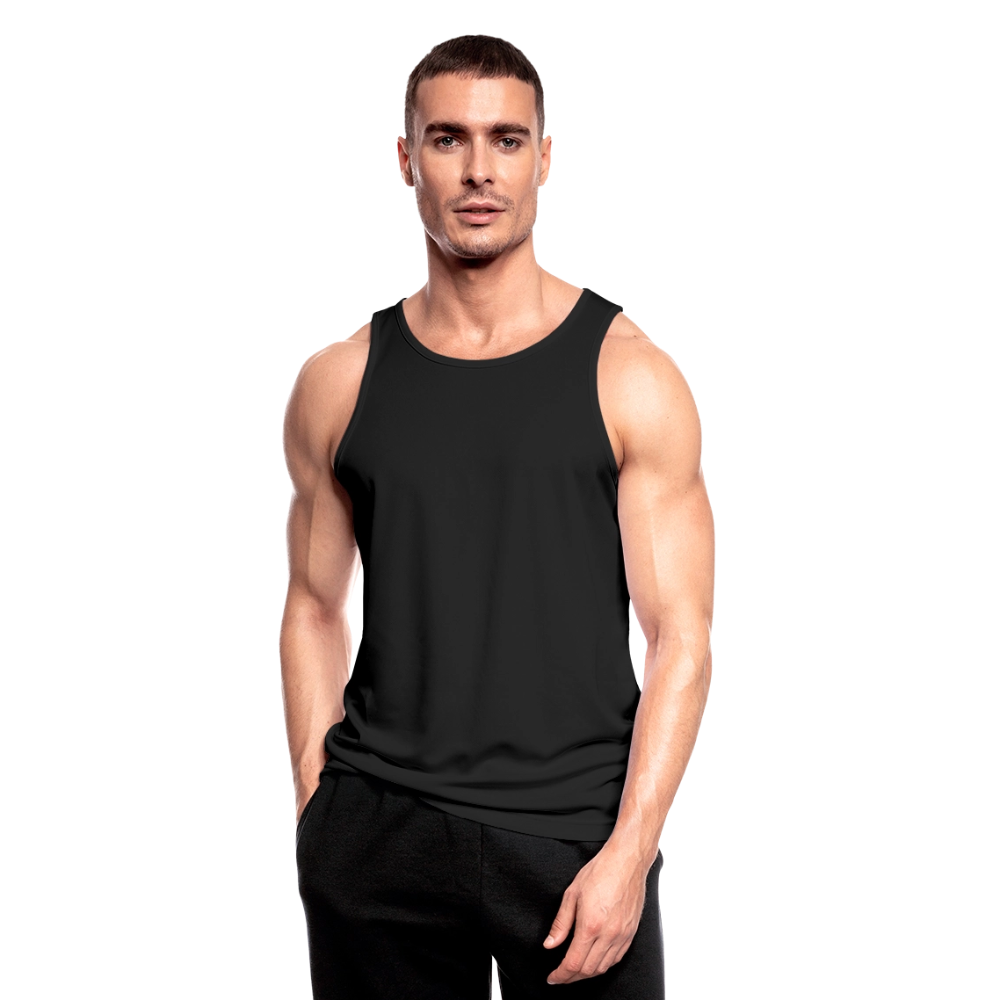 Funktionelles Männer Tank Top atmungsaktiv - personalisierbar - Schwarz