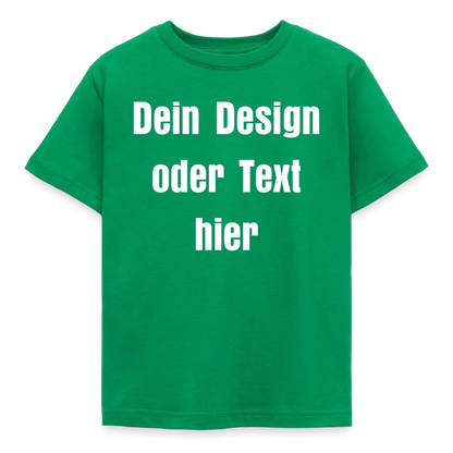 Kinder T-Shirt - personalisierbare Vorder- und Rückseite - Kelly Green