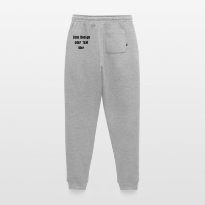 Frauen Premium Bio Jogginghose - personalisierbar - Grau meliert