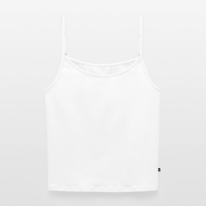 Frauen Spaghetti Tank Top - personalisierbar - Weiß