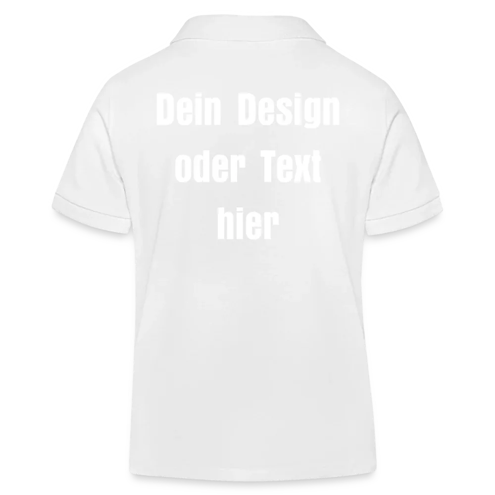 Stanley/Stella Kinder Bio-Poloshirt MINI SPRINTER - personalisierbar - Weiß