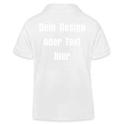 Stanley/Stella Kinder Bio-Poloshirt MINI SPRINTER - personalisierbar - Weiß