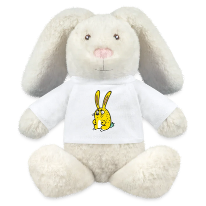 MiniFeet® RecycelHase® Creme - personalisierbar - Weiß