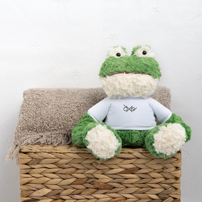 MiniFeet® Frosch Torge - personalisierbar - Weiß