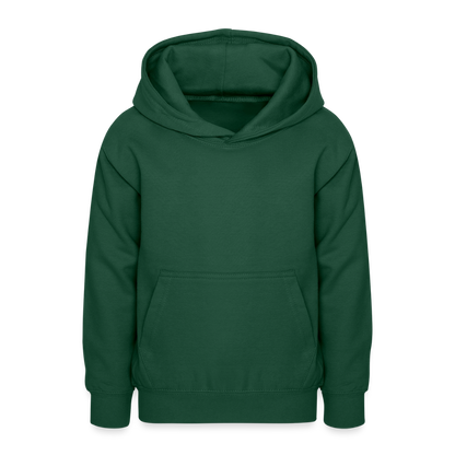 Teenager Hoodie - personalisierbare Vorder- und Rückseite - Flaschengrün