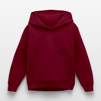 Kinder Hoodie - personalisierbare Vorder- und Rückseite - Bordeaux