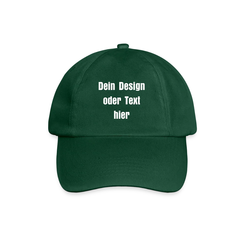 Baseballkappe - personalisierbar - Flaschengrün