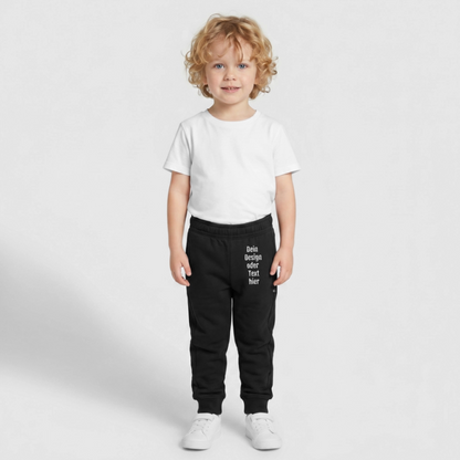 Kinder/Teenager Premium Sweathose  - personalisierbar - Schwarz