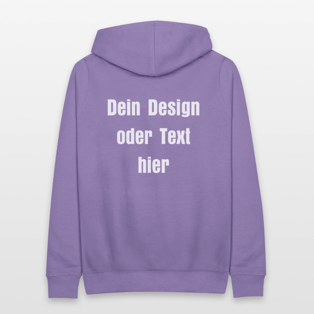 Frauen Hoodie - personalisierbare Vorder- und Rückseite - Lavendel
