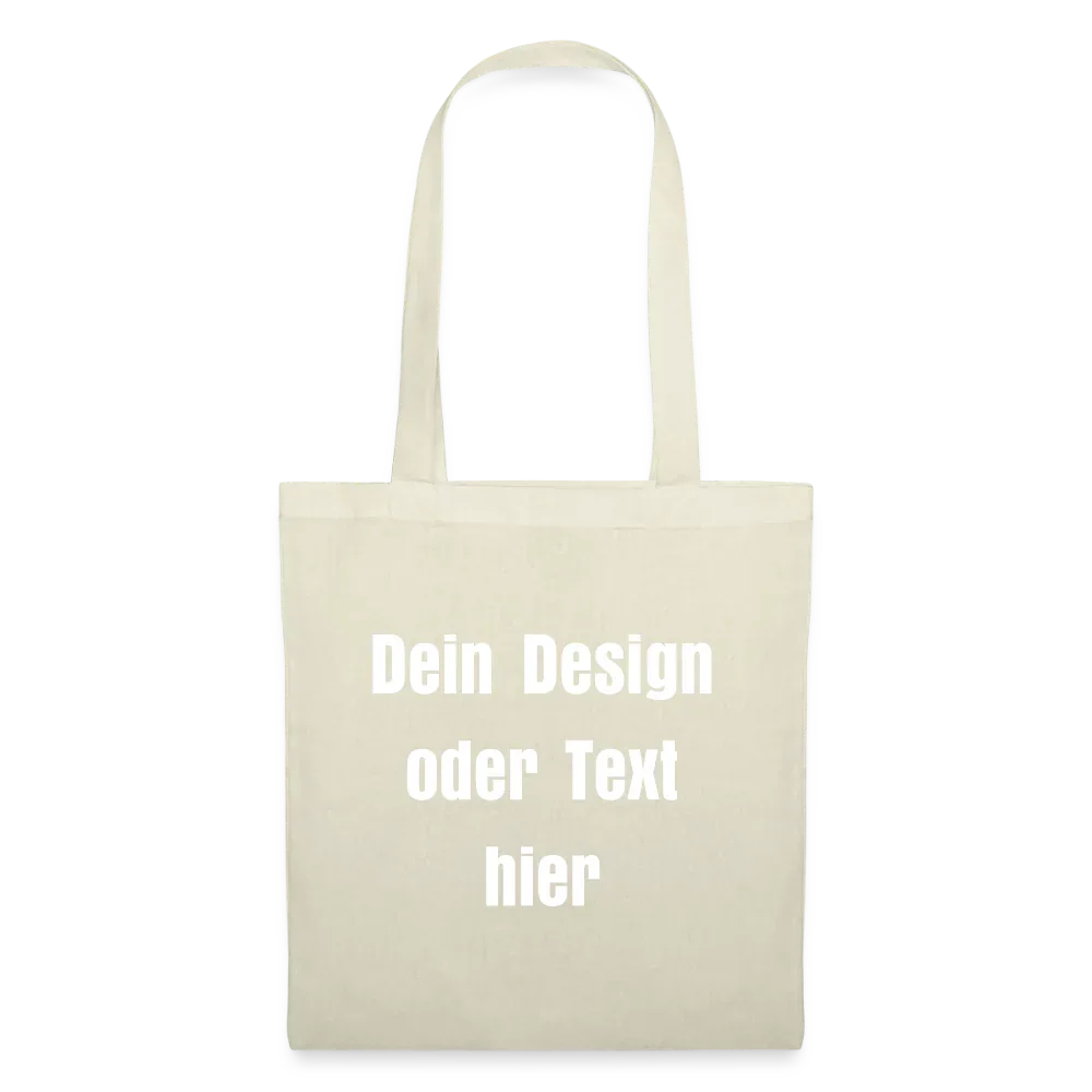 Stoffbeutel aus 100% Baumwolle - personalisierbar - Natur