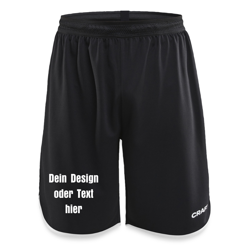 CRAFT Progress Männer Basketballshorts - personalisierbar - Schwarz