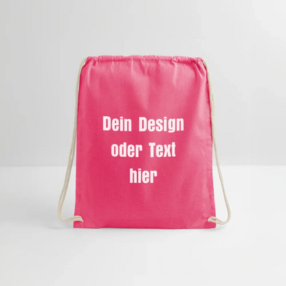 Turnbeutel - personalisierbar - Fuchsia
