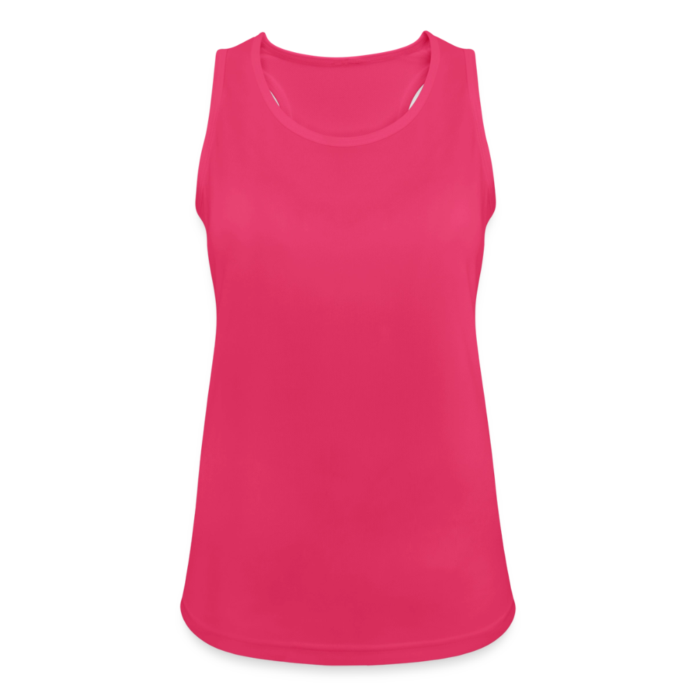 Funktionelles Frauen Tank Top atmungsaktiv - personalisierbar - Fuchsia