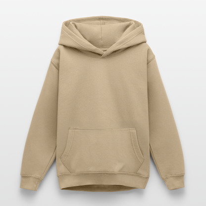 Teenager Hoodie - personalisierbare Vorder- und Rückseite - Sand