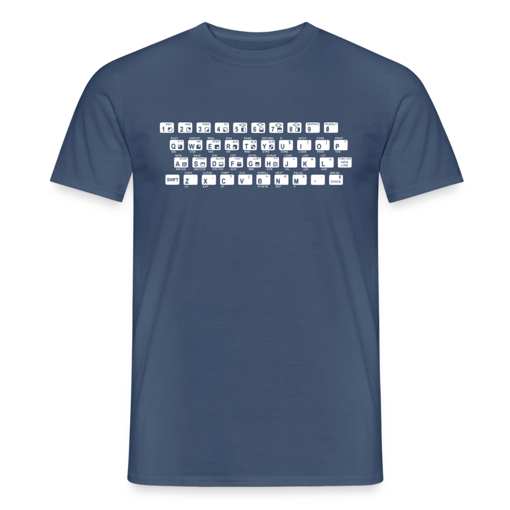 48K ZX Spectrum Retro T-Shirt für Herren - Dunkles Denimblau
