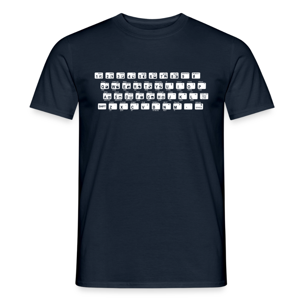 48K ZX Spectrum Retro T-Shirt für Herren - Navy