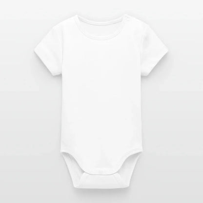 Stanley/Stella Baby Bio Kurzarm-Body - personalisierbar - Weiß