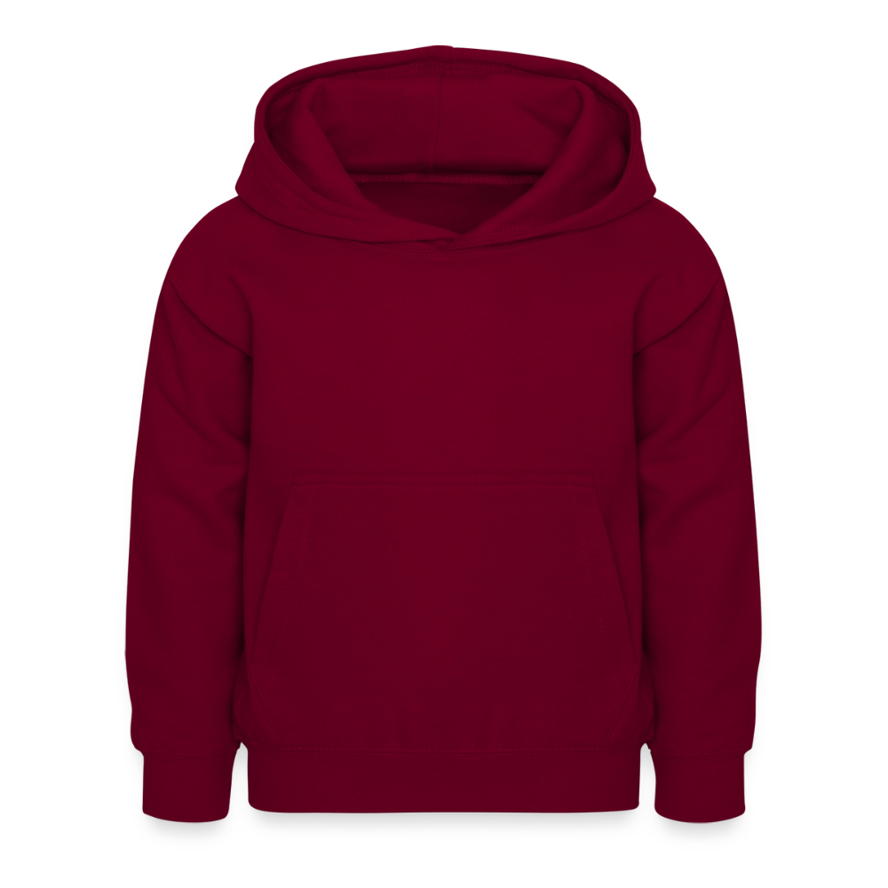 Kinder Hoodie - personalisierbare Vorder- und Rückseite - Bordeaux