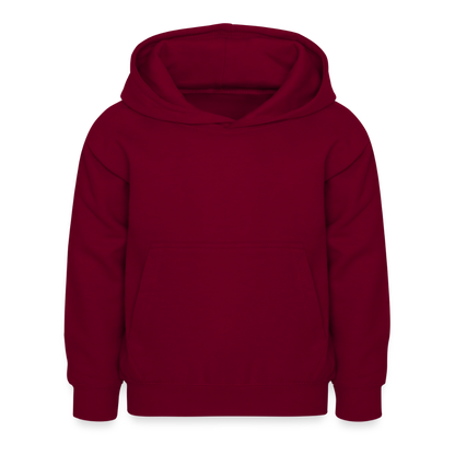 Kinder Hoodie - personalisierbare Vorder- und Rückseite - Bordeaux
