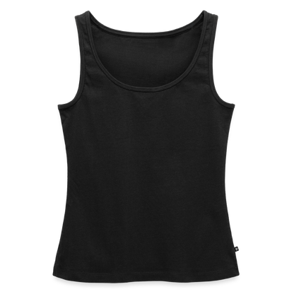 Frauen Premium Tank Top - personalisierbar - Schwarz