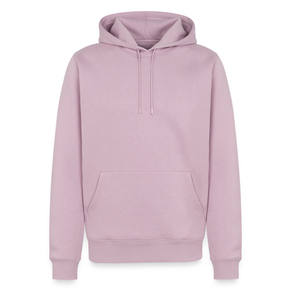 Männer Premium Hoodie - personalisierbare Vorder- und Rückseite - Altrosa